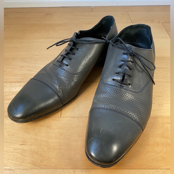 EMPORIO ARMANI - Oxford Shoes Grey - Picture 1 of 9